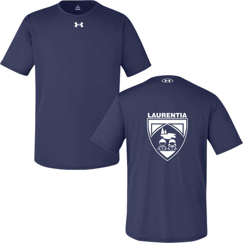 LES UA Tech Team Men’s Short Sleeve - Navy (Design 1) (LES-125-NY)