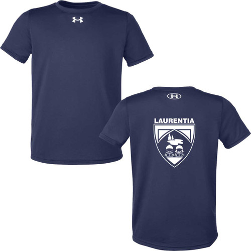 LES UA Youth Tech Team Short Sleeve - Navy (Design 1) (LES-325-NY)