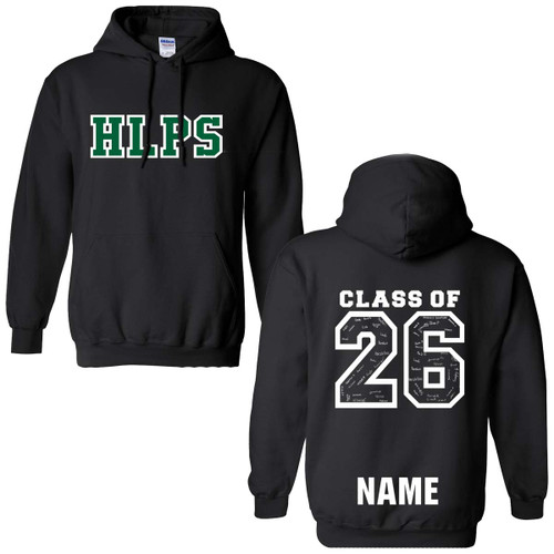 HOL Grad 2026 Adult Size Hooded Sweatshirt - Black (HOL-008-BK) HOL Grad 2026 Adult Size Hooded Sweatshirt - Black (HOL-008-BK)