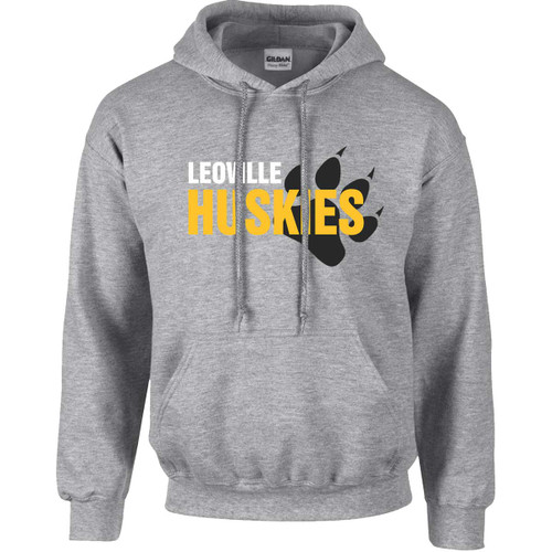 LEO Adult Heavy Blend Hooded Sweatshirt - Sport Grey (LEO-020-SG) LEO Adult Heavy Blend Hooded Sweatshirt - Sport Grey (LEO-020-SG)