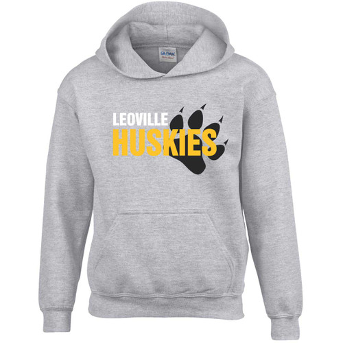 LEO Youth Heavy Blend Hooded Sweatshirt - Sport Grey (LEO-320-SG) LEO Youth Heavy Blend Hooded Sweatshirt - Sport Grey (LEO-320-SG)