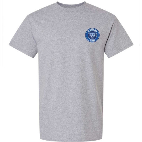 JOC Adult Ultra Cotton T-Shirt - Black - Sport Grey (Staff) (JOC-006-SG) JOC Adult Ultra Cotton T-Shirt - Black - Sport Grey (Staff) (JOC-006-SG)