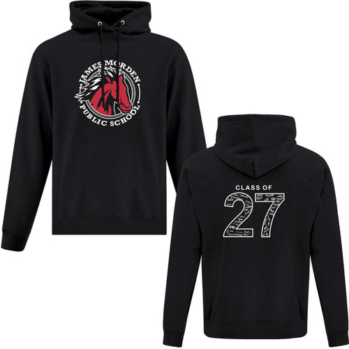 MOR Adult 2027 Grad Hoodie - Black (MOR-036-BK)