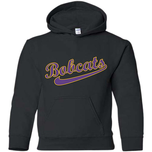 BRS Youth Heavy Blend Hooded Sweatshirt - Black (Design 2) (BRS-316-BK)
