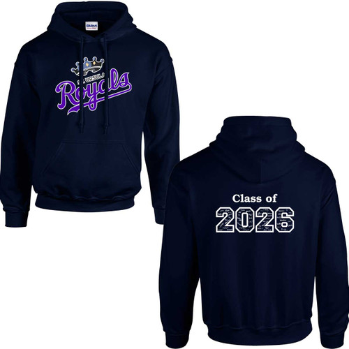 SUS Adult’s Heavy Blend Grad Hoodie - Navy (SUS-010-NY)
