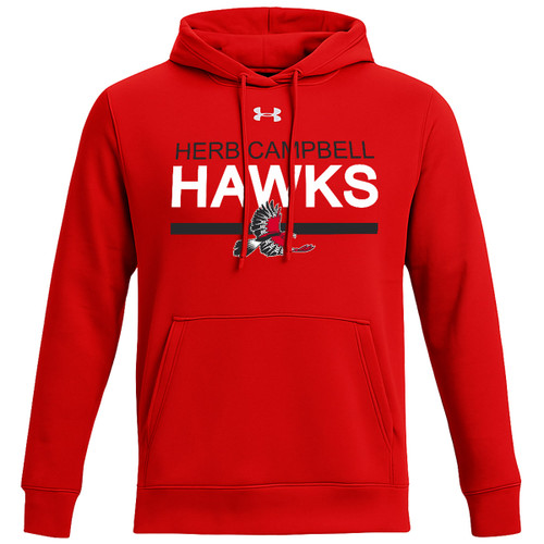 HCP Under Armour Men's Icon Fleece Hoodie - Red (Staff) (HCP-133-RE)