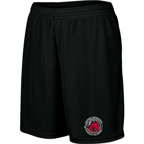 MOR Ladies Octane Shorts with Academic Logo - Black (MOR-213-BK)
