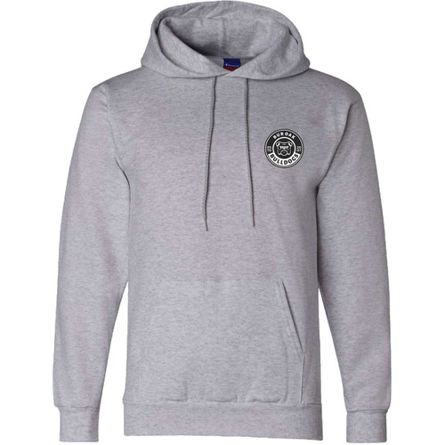 BOS Adult Powerblend Hooded Sweatshirt - Light Steel (BOS-001-LS)