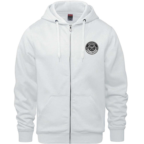 BOS Adult Surfer Full Zip Hooded Sweatshirt - White (BOS-002-WH)