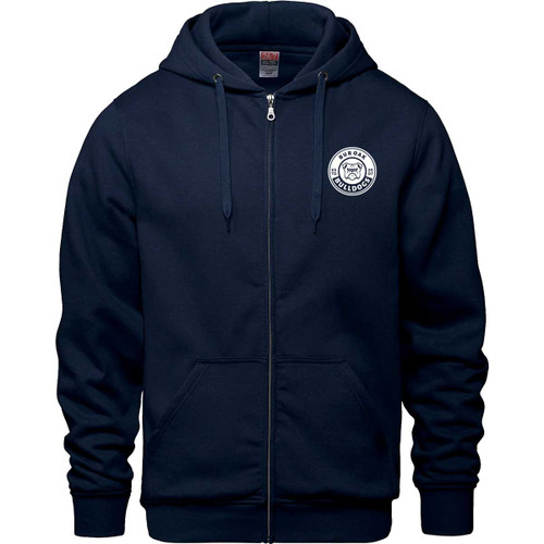 BOS Adult Surfer Full Zip Hooded Sweatshirt - Navy (BOS-002-NY)