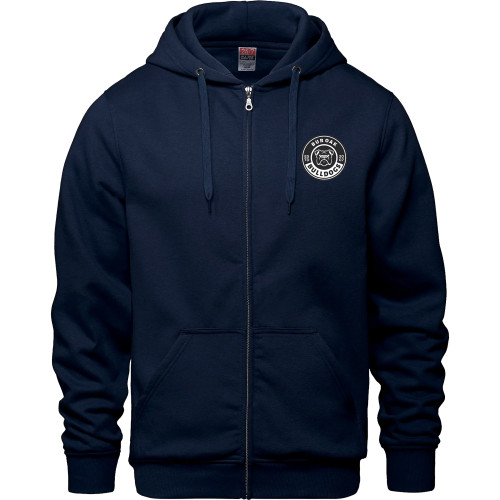 BOS Adult Surfer Full Zip Hooded Sweatshirt - Navy (BOS-002-NY)