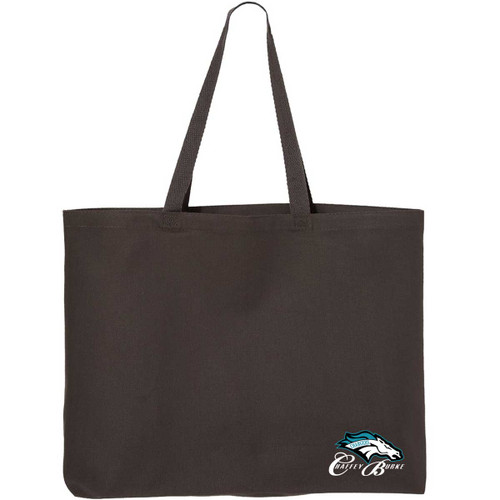 CBE Q-Tees 25L Jumbo Tote Bag - Charcoal-Charcoal (Design 6) (CBE-410-CH)