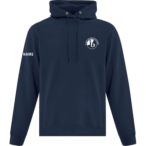 BAS Adult Fleece Hoodie - Navy (BAS-010-NY)