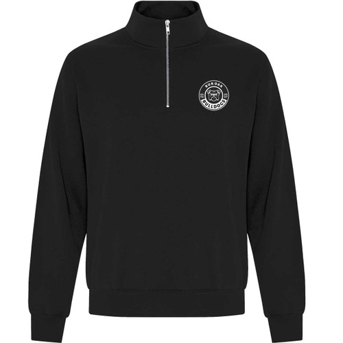 BOS Flux Adult ¼ Zip Sweatshirt - Black