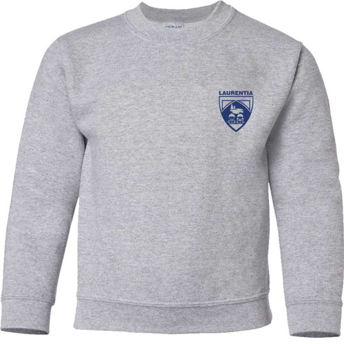 LES Youth Heavy Blend Crewneck Sweatshirt - Sport Grey (LES-335-SG)