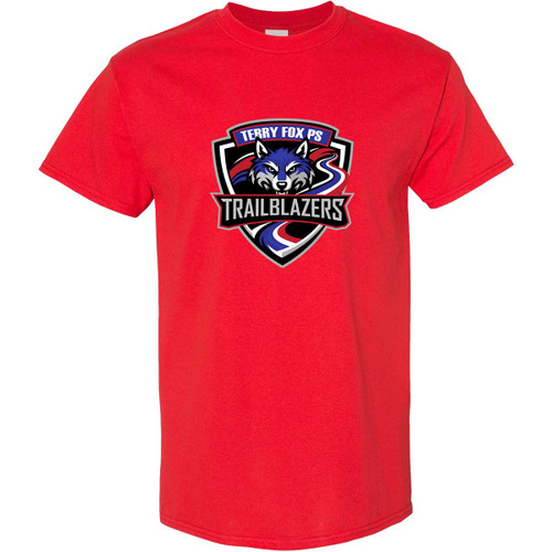 TEF Youth Heavy Cotton T-Shirt - Red (New Design) (TEF-311-RED)