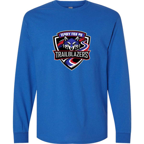 TEF Adult Heavy Cotton Long Sleeve T-Shirt - Royal (New Design) (TEF-012-RO)