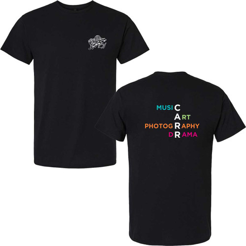 EMI Adult Light Cotton Art T-Shirt - Black (EMI-411-BLA)