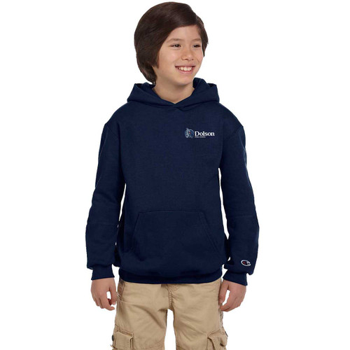 DPS Champion Youth Powerblend Hooded Sweatshirt - Navy (DPS-K-NY)