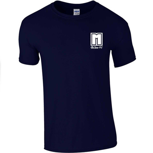 MCP Men’s Short Sleeve Gildan Ringspun Cotton Tee - Navy (MCP-TES3M-NY)