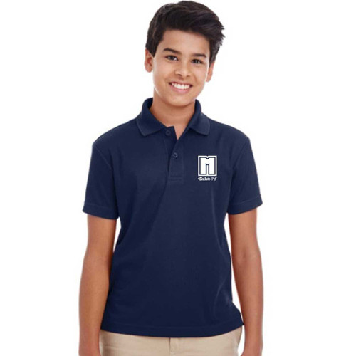 MCP Youth Short Sleeve Polo Shirt - Navy (MCP-POL5Y-NY)