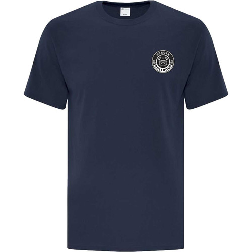 BOS Adult Everyday Cotton Tee - Navy (BOS-009-NY)