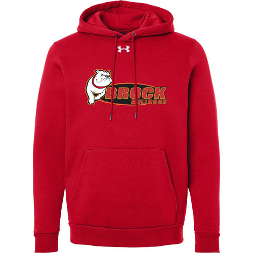 BRO Under Armour Icon Fleece Hoodie - Red (Design 1) (BRO-112-RE)