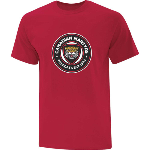 CMC Adult Everyday Cotton Tee - Red (CMC-003-RE)