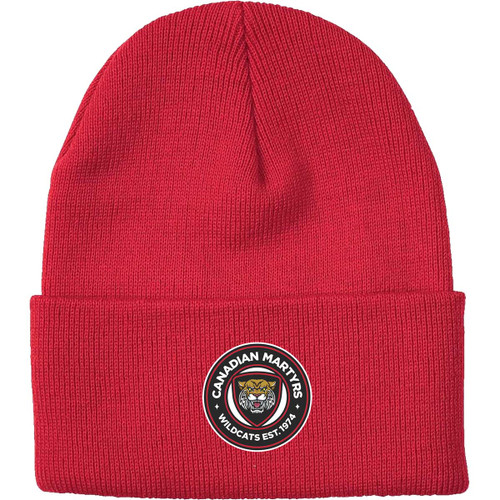 CMC Everyday Knit Cuff Toque - Red (CMC-052-RE.SN-C100-RED-OS)