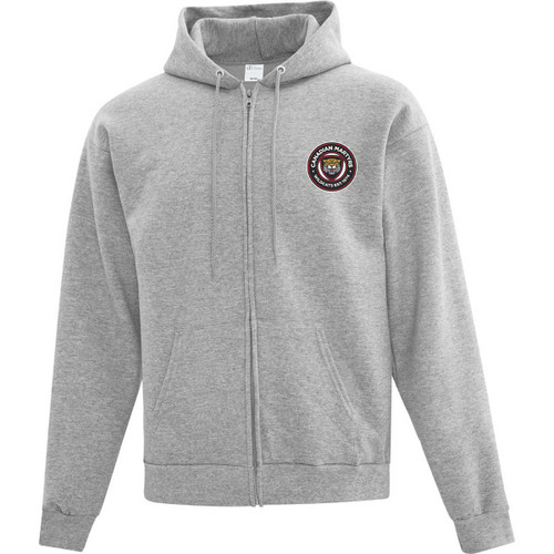 CMC Adult Everyday Fleece Full Zip Hoodie - Athletic Heather (CMC-007-AH)