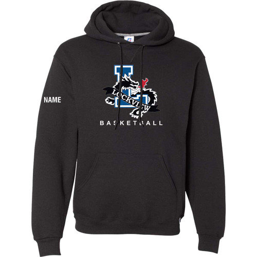 LKV Adult Dri-Power Fleece Hoodie - Black (LKV-012-BK)