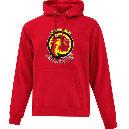 ECS Adult Everyday Fleece Hoodie - Red (ECS-001-RE)