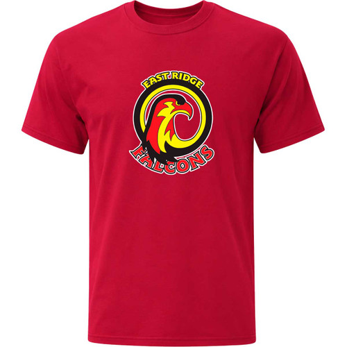 ECS Men’s Everyday Cotton Tee - Red (ECS-103-RE)