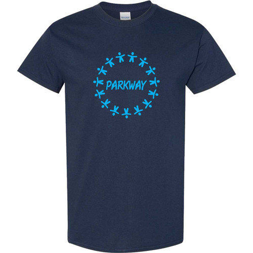 PWP Men’s Heavy Cotton T-Shirt - Navy (Staff) (PWP-127-NY)