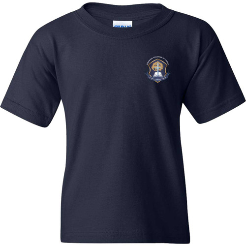 HLN Youth Cotton T-Shirt - Navy (HLN-303-NY)