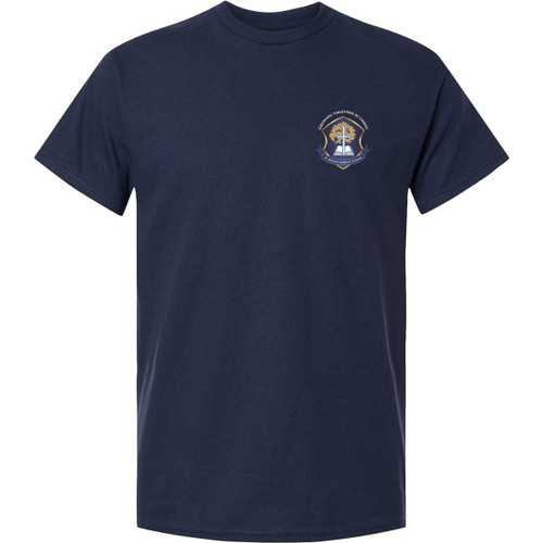 HLN Adult Cotton T-Shirt - Navy (HLN-003-NY)