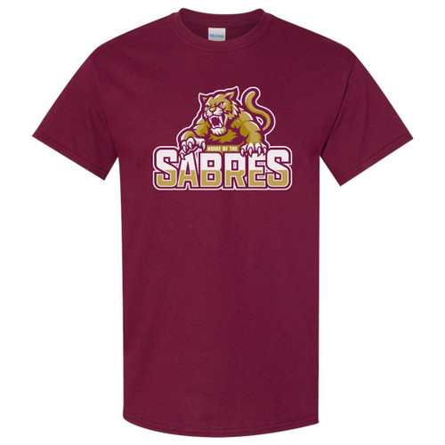 SSB Adult Heavy Cotton T-Shirt - Maroon (Design 5) (SSB-025-MA)