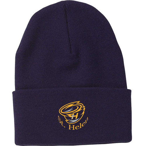 HLN Everyday Knit Cuff Toque - Black (HLN-051-BK.SN-C100-BLA-OS)