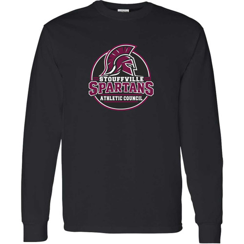 SDS Adult Heavy Cotton Long Sleeve T-Shirt - Black (SDS-019-BK)