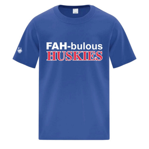 FAH Youth Everyday Cotton Tee - Royal Blue (FAH-314-RO)