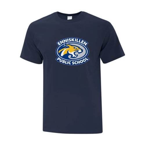 ENN Adult Everyday Cotton Tee – Navy (ENN-001-NY)