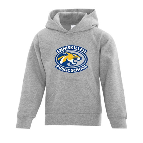 ENN Youth Everyday Fleece Hoodie - Athletic Heather (ENN-304-AH)