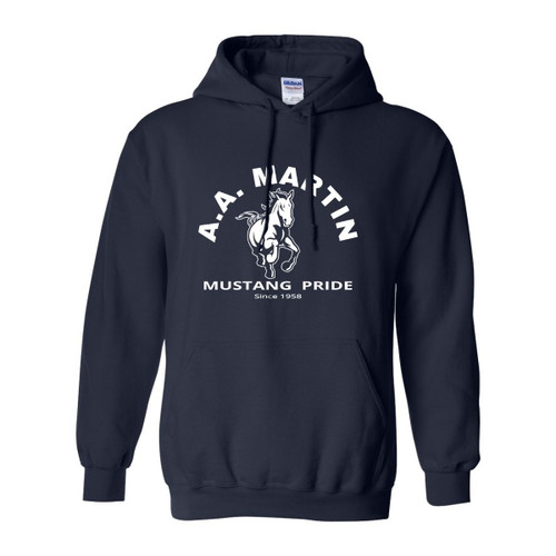 AAM Adult Heavy Blend Hooded Sweatshirt - Navy (AAM-002-NY) 