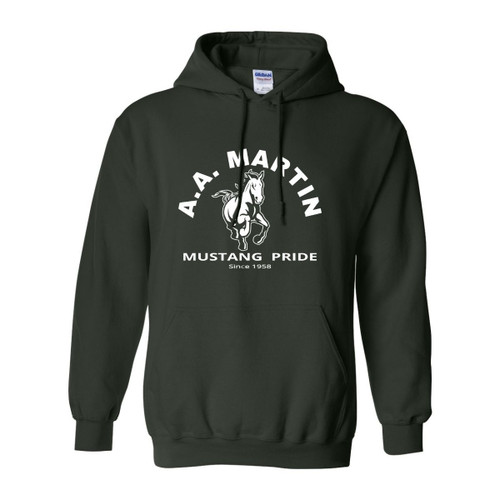  AAM Adult Heavy Blend Hooded Sweatshirt - Forest (AAM-002-FO) 
