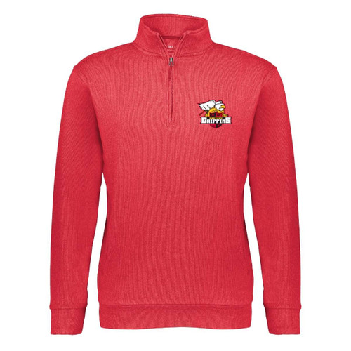 WGS Adult Alumni ¼ Zip Pullover - Scarlet (WGS-012-SC) 