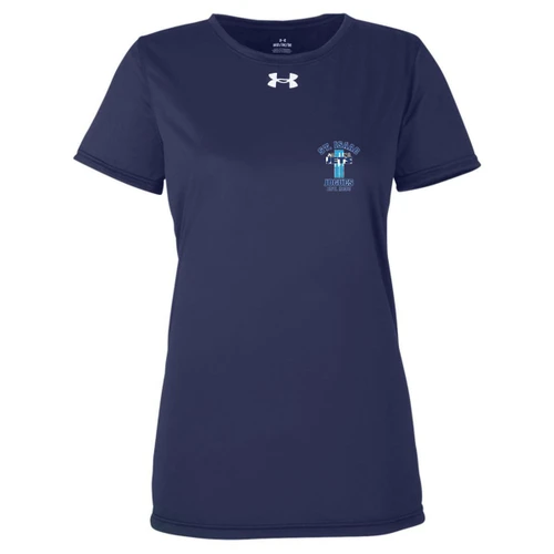 SIJ Women's UA Team Tech Short Sleeve - Navy (SIJ-219-NY) 