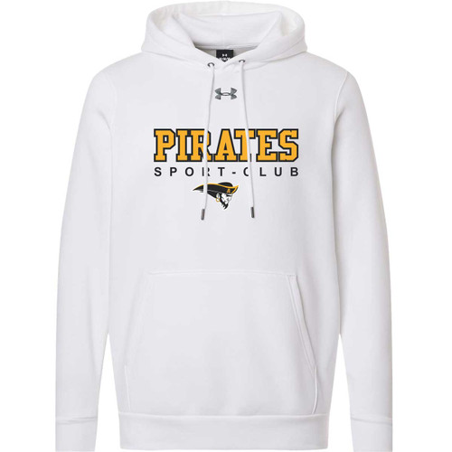 PPO Adult Under Armour Icon Fleece Hoodie - White (PPO-012-WH)