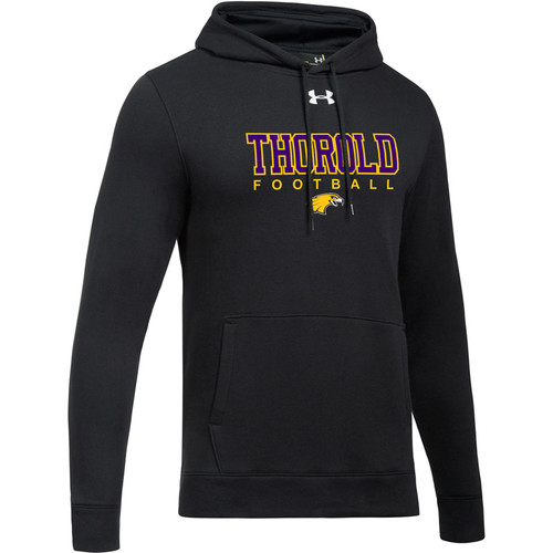 TSS Under Armour Men's Hustle Fleece Hoody - Black (TSS-001-BK)