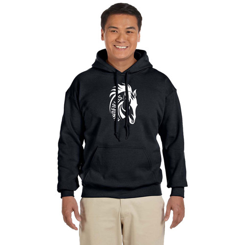 WJH Adult Heavy Blend 50/50 Hoody - Black (WJH-011-BK)