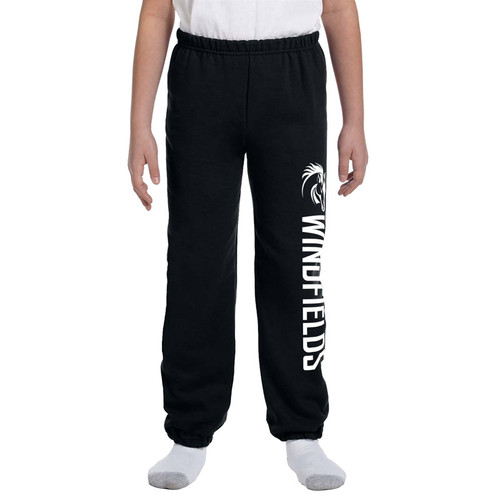 WJH  Youth Heavy Blend 50/50 Sweatpants - Black (WJH-048-BK)